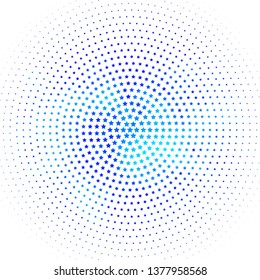 Light BLUE vector pattern with abstract stars. Blur decorative design in simple style with stars. Theme for cell phones.