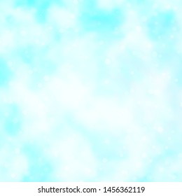 Light BLUE vector pattern with abstract stars. Colorful illustration with abstract gradient stars. Best design for your ad, poster, banner.