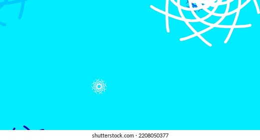 Light BLUE vector pattern with abstract shapes. Simple design in abstract style with gradient forms. Modern design for your ads.