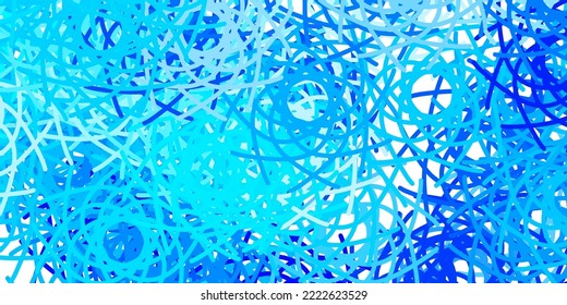 Light BLUE vector pattern with abstract shapes. Illustration with colorful shapes in abstract style. Smart design for your business.