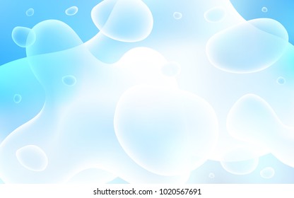 Light BLUE vector pattern with bent lines. A completely new color illustration in memphis style. A completely new memphis design for your business.