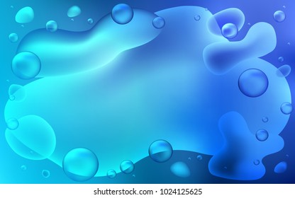 Light BLUE vector pattern with bent lines. Colorful abstract illustration with gradient lines. A completely new memphis design for your business.