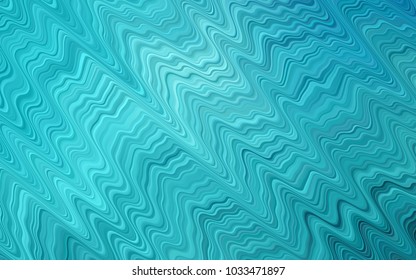 Light BLUE vector pattern with bent ribbons. Blurred geometric sample with gradient bubbles.  A new texture for your  ad, booklets, leaflets.