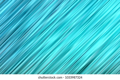 Light BLUE vector pattern with bent ribbons. Blurred geometric sample with gradient bubbles.  New composition for your brand book.
