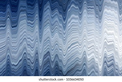 Light BLUE vector pattern with bent lines. An elegant bright illustration with gradient. The template for cell phone backgrounds.