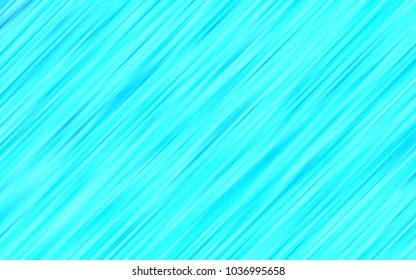 Light BLUE vector pattern with bent ribbons. An elegant bright illustration with gradient. The best blurred design for your business.