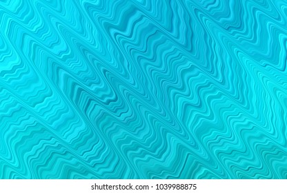 Light BLUE vector pattern with bent ribbons. Modern gradient abstract illustration with bandy lines. The best blurred design for your business.