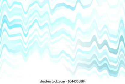 Light BLUE vector pattern with bent ribbons. Creative illustration in halftone marble style with gradient. The elegant pattern for brand book.