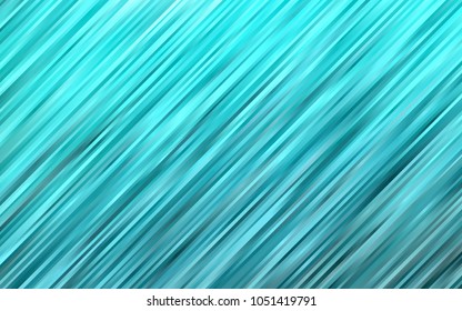 Light BLUE vector pattern with bent ribbons. Brand-new colored illustration in marble style with gradient. A completely new template for your business design.