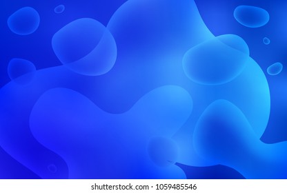 Light BLUE vector pattern with bent lines. Brand-new colored illustration in memphis style with gradient. The elegant pattern for brand book.