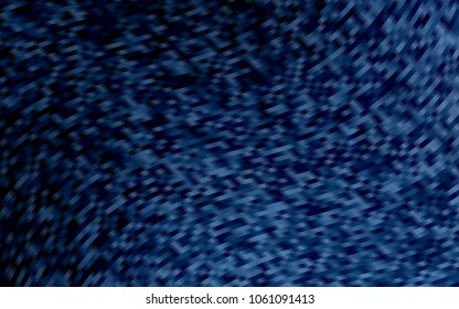 Light BLUE vector pattern with bent ribbons. Creative illustration in halftone marble style with gradient. A completely new template for your business design.