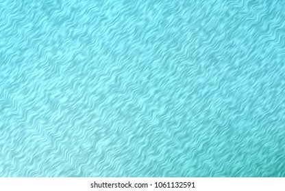 Light BLUE vector pattern with bent lines. An elegant bright illustration with gradient. Marble style for your business design.