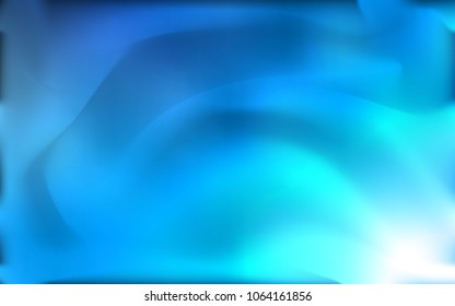 Light BLUE vector pattern with bent ribbons. Geometric illustration in marble style with gradient.  Pattern for your business design.