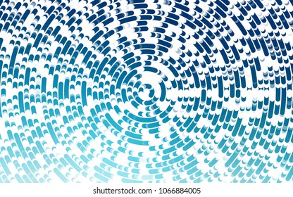 Light BLUE vector pattern with bent ribbons. illustration in abstract marble style with gradient. Textured wave pattern for backgrounds.