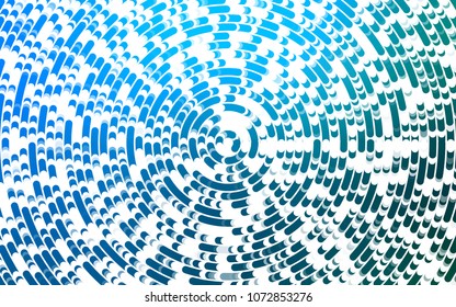 Light BLUE vector pattern with bent lines. An elegant bright illustration with gradient. A completely new template for your business design.