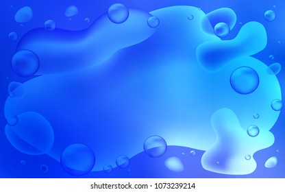Light BLUE vector pattern with bent ribbons. Creative geometric illustration in memphis style with gradient. A new texture for your  ad, booklets, leaflets.