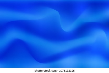 Light BLUE vector pattern with bent ribbons. Creative illustration in halftone marble style with gradient. Pattern for your business design.