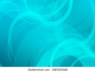 Light BLUE vector pattern with bent ribbons. Creative illustration in halftone marble style with gradient. Marble style for your business design.