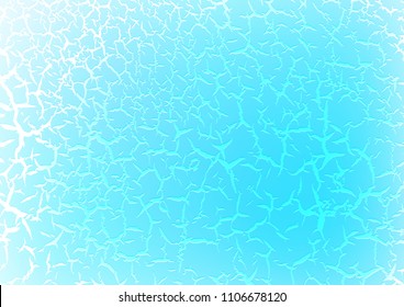 Light BLUE vector pattern with bent lines. A vague circumflex abstract illustration with gradient. A completely new marble design for your business.