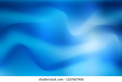 Light BLUE vector pattern with bent ribbons. Geometric illustration in marble style with gradient.  Brand-new design for your ads, poster, banner.