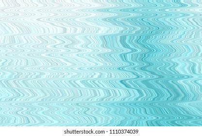 Light BLUE vector pattern with bent ribbons. Geometric illustration in marble style with gradient.  A completely new template for your business design.