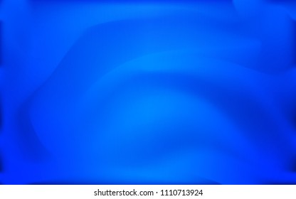 Light BLUE vector pattern with bent ribbons. Creative illustration in halftone marble style with gradient. The template for cell phone backgrounds.