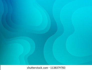 Light BLUE vector pattern with bent ribbons. A completely new color illustration in marble style. The elegant pattern for brand book.