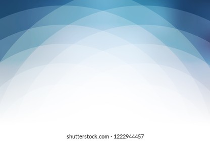Light BLUE vector pattern with bent lines. Colorful abstract illustration with gradient lines. The best blurred design for your business.