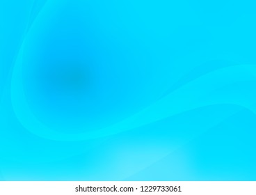 Light BLUE vector pattern with bent ribbons. Geometric illustration in marble style with gradient.  The best blurred design for your business.