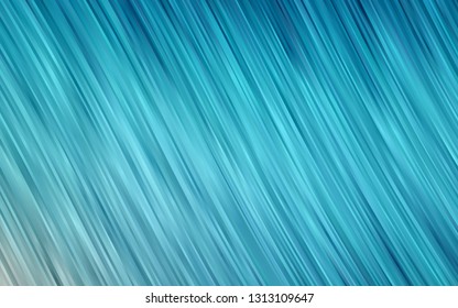 Light BLUE vector pattern with bent ribbons. A vague circumflex abstract illustration with gradient. A completely new template for your business design.