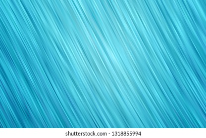 Light BLUE vector pattern with bent ribbons. Shining crooked illustration in marble style. Textured wave pattern for backgrounds.