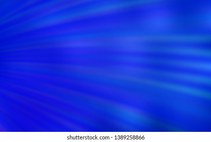 Light BLUE vector pattern with bent lines. Modern gradient abstract illustration with bandy lines. Template for cell phone screens.