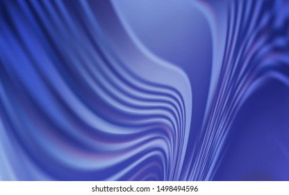Light BLUE vector pattern with bent lines. Modern gradient abstract illustration with bandy lines. A completely new design for your business.