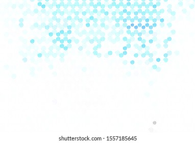 Light BLUE vector pattern with bent lines. Colorful illustration in abstract style with gradient. Template for cell phone screens.