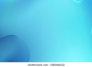 Light BLUE vector pattern with bent lines. Creative illustration in halftone memphis style with gradient. A completely new template for your business design.