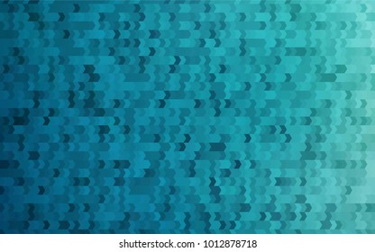 Light BLUE vector pattern. Brand-new rectangular template. Shining geometric sample. Repeating theme with rectangular shapes. Texture for your design.