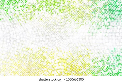 Light BLUE vector pattern. Brand-new rectangular template. Shining geometric sample. Repeating theme with rectangular shapes. Texture for your design.