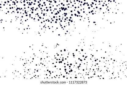 Light BLUE vector pattern. Brand-new rectangular template. Shining geometric sample. Repeating theme with rectangular shapes. Texture for your design.