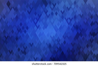 Light BLUE vector pattern. Brand-new rectangular template. Shining geometric sample. Repeating theme with rectangular shapes. Texture for your design.