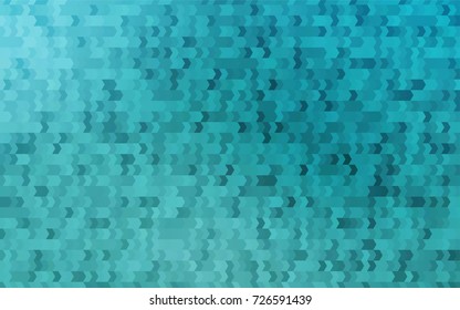Light BLUE vector pattern. Brand-new rectangular template. Shining geometric sample. Repeating theme with rectangular shapes. Texture for your design.