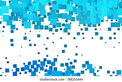 Light BLUE vector pattern. Brand-new rectangular template. Shining geometric sample. Repeating theme with rectangular shapes. Texture for your design. Light BLUE vector pattern. Brand-new rectangular template. Shining geometric sample. Repeating theme with rectangular shapes. Texture for your design.