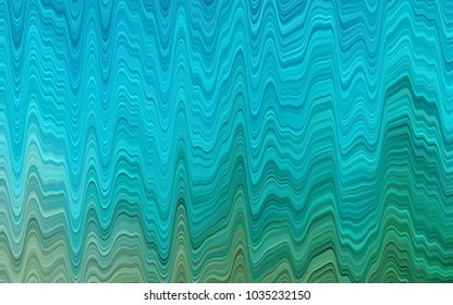 Light BLUE vector pattern with bubble shapes. Modern gradient abstract illustration with bandy lines. The elegant pattern for brand book.