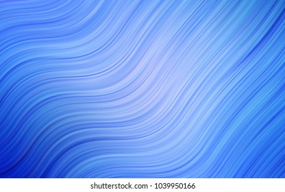 Light BLUE vector pattern with bubble shapes. Shining illustration, which consist of blurred lines, circles. The elegant pattern for brand book.