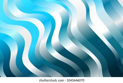 Light BLUE vector pattern with bubble shapes. Colorful illustration in abstract marble style with gradient. Brand-new design for your ads, poster, banner.