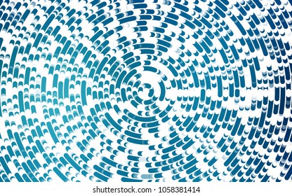 Light BLUE vector pattern with bubble shapes. A completely new color illustration in marble style. Marble style for your business design.