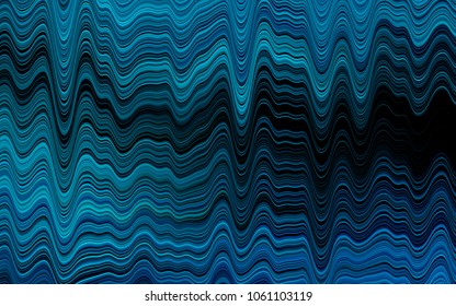 Light BLUE vector pattern with bubble shapes. Colorful abstract illustration with gradient lines. The elegant pattern for brand book.