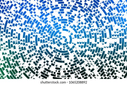 Light BLUE vector pattern with bubble shapes. A completely new color illustration in marble style. A completely new template for your business design.