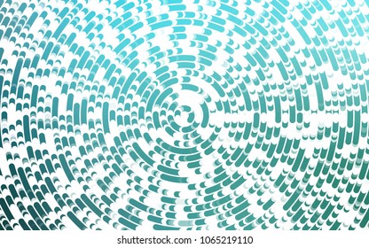 Light BLUE vector pattern with bubble shapes. Modern gradient abstract illustration with bandy lines. The template for cell phone backgrounds.