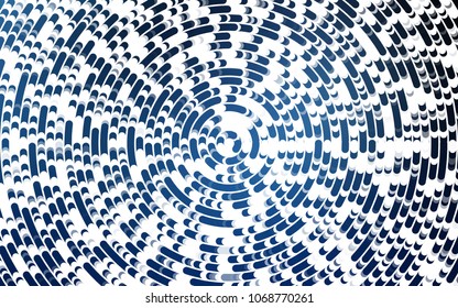 Light BLUE vector pattern with bubble shapes. A vague circumflex abstract illustration with gradient. A new texture for your  ad, booklets, leaflets.