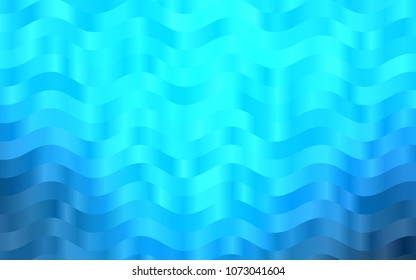 Light BLUE vector pattern with bubble shapes. Colorful abstract illustration with gradient lines. Marble design for your web site.